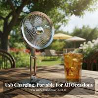 Foldable Desk Fan Easy Storage Portable Use for Dorm Rooms