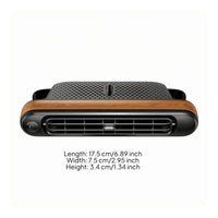 Batterycorded Car Seat Cooling Fan Compact Seat-Back Fan Perforated Top Vehicle Gear ABS