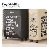 desk-side Storage carrier Wheeled Design Rolling mobile organizer Space-Saving Mobile Shelf for Home Office Users, Beauticians, Playroom, Small areas, Living Room