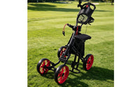 Golf Vehicle Saddle Seat Adjustable Height Golf Push Cart Seat Heavy Duty Sports Gear for Outdoor