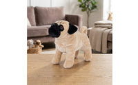 Pug Stuffed Cuddly Stuffed Pug Huggable for Birthday Gifts, Bedroom, Toddlers