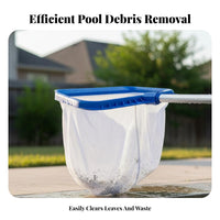 Pool Skimmer Net Detachable Handle Pond Debris Net Frame Fine Mesh Pool Skimmer for Spa
