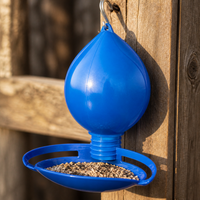 Outdoor Hanging Bird Feeder Water Dispenser with Hook for Small Birds