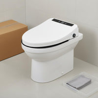 Auto Unfold Close Smart Toilet Seat Sterilizing Automatic Toilet Seat Wash and Dry Warm Air Dryer