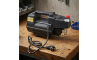 220V Electric Pressure Washer Brass Fittings High-Pressure Washer Built-in Handle Self-Priming Pump Vented Body for Cleaning, Water Pumping