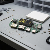 Lithium Battery Charging Module Digital Display USB Step-up Power Module