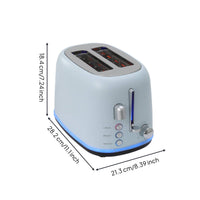 Multifunction Electric Toast Appliance Automatic 2-Slice Toaster Compact 2 Slice Toaster Easy to Use