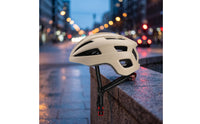 Adjustable Bike Helmet with Tail Light Ventilated Bike Helmet with Taillight Comfortable Headwear Impact-Resistant for Commuters