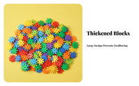 500 G Snowflake Building Blocks Educational Building Discs Sparks Creativity Interlocking Discs for Preschoolers, Young Children