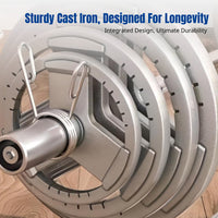 Barbell Set, Large Hole Painted Cast Iron Plates, Home Fitness, Leg Press, Weightlifting Equipment, Dense Cast Iron