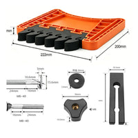 Feather Board with Mounting Hardware Safe Woodworking Accessory Easy-to-Grip