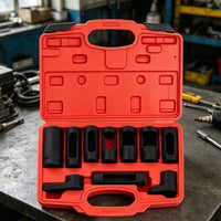10 Pieces With Storage Case 22mm Air Sensor Wrench Kit Heavy-Duty Air Sensor Removal Tool Wear Resistant High Hardness for Mechanics, DIY Enthusiasts, Auto Repair Shop, Garage