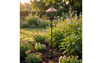 Bird Bath Bowl with Metal Stake Outdoor Ground-Stake Bird Bath Decorative Birdbath for Gardeners, Yard, Flower Beds, Lawn