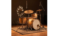 Mountable Hi-Hat Shaker Jingling Hi-Hat Tambourine Bright Tambourine Attachment Compact for Drummers, Percussionists, Live Performances, Rehearsal