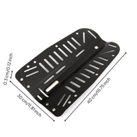 Diving Backplate Aerodynamic Scuba Backplate Lightweight for Divers