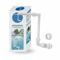 Easy Installation Double Head Pool Fountain Long-Lasting Construction Swimming Pool Waterfall Sprinkler Relaxing Ambiance for Aquatic Ponds, Elevated Ground Pools, Spas