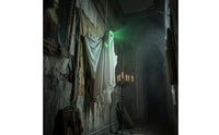 Sound Activated Ghost Draped Light up Ghost Prop Electric Interactive for Haunted House, Halloween Party