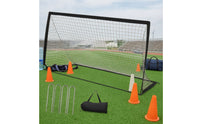 Folding Soccer Goal with Carry Bag Compact Soccer Goal with Ground Stakes for Kids