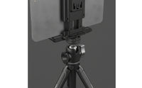 Holder with 1/4-Inch Screw Holes Universal Tripod Mount reversibleOrientation Phone Tripod Mount for Content Producers, Livestreaming, Mobile Filming