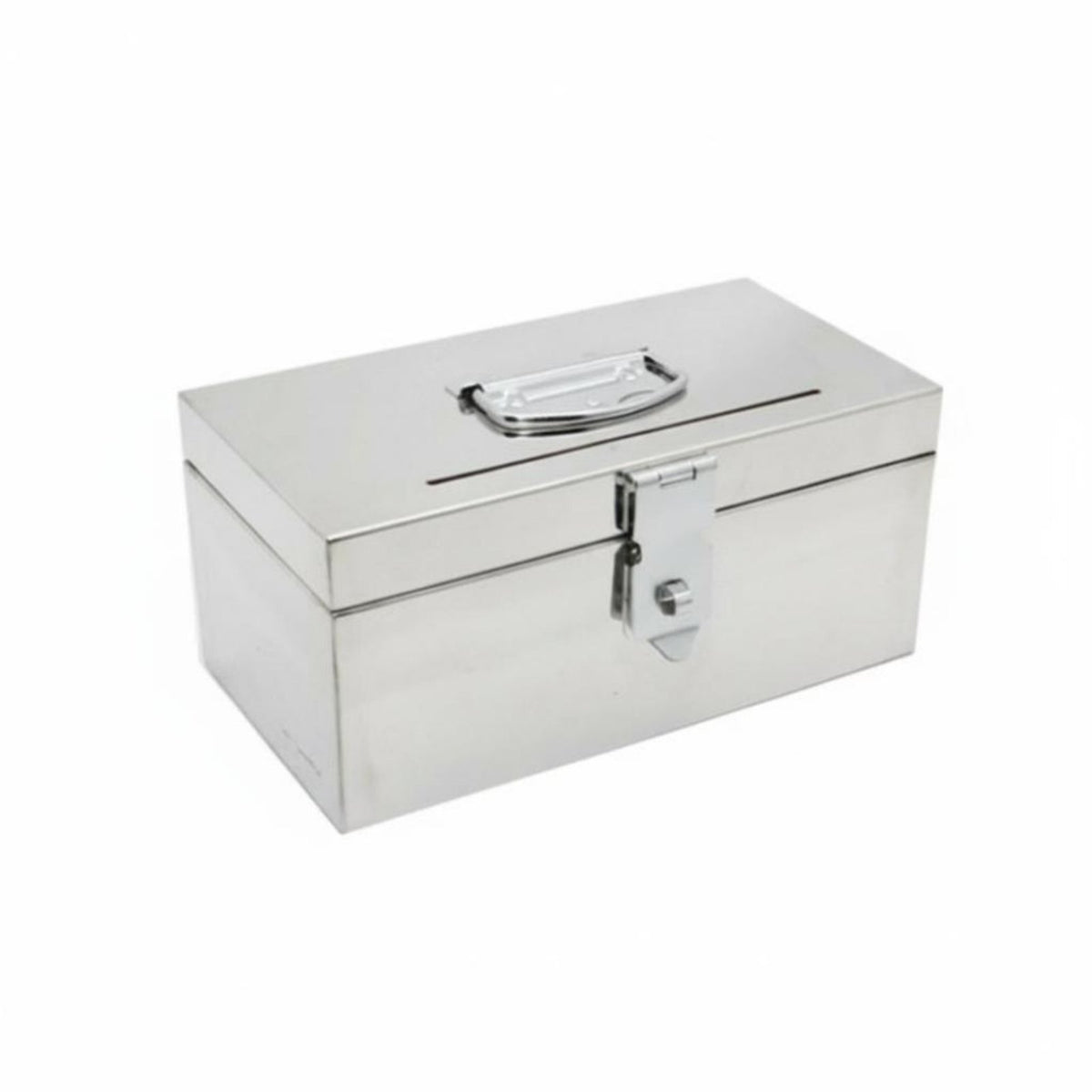 Top Coin aperture fastening mechanismable currency Box sturdy Construction Portable currency Tin with fastening mechanism Educational Gift Piggy Bank Removable Organizer Tray for Children, Small Business Owners, marketplace Stall, Shop, Bedroom, Office