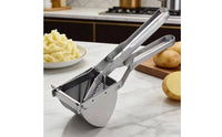 Easy to Clean Stainless Steel Potato Ricer Ergonomic Handle Heavy Duty Potato Press for Home Cooks, Chefs