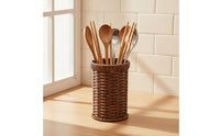 Woven Chopstick Holder Countertop Chopstick Basket Space-Saving Silverware Holder Long-Lasting for Dining Table