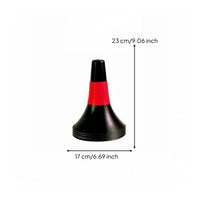 6 Pieces Long-Lasting Flat Top Cone Stable Base Soccer Training Cone Bright Colors Field Marker High Visibility for Beginners