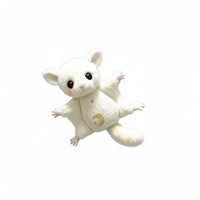 Cute Sugar Glider Keychain Soft Sugar Glider Soft Lightweight Flying Squirrel Charm PP Cotton Filling for Backpack, Keys