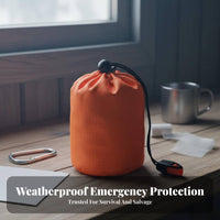 Highly Reflective Emergency Sleeping Bag Compact Lightweight Survival Blanket Windproof for Campers, Survivalists, Hiking, Camping