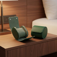 PU Leather Watch Roll Lightweight Single Watch Storage Box Individual Accessory Organizer Luxurious Lined Removable Pillow