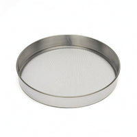 Glaze Sieve Stainless Steel Slip Strainer Sieve with Metal Mesh Rigid Rim Sifter Round for Potters, Pottery Studio