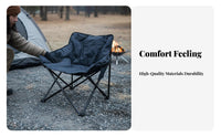 Keeps You Warm Padded Moon Chair Foldable Moon bowl Chair Ergonomic Shape Folding Seat Includes Carry Bag for Campers, Families, Anglers, Camping, Outdoors, outdoor meals, rearyard
