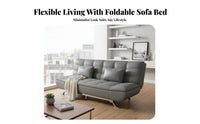 Space-Saving 2-Seater Foldable Sofa Bed Two-in-OnePurpose Design transformable Couch Easy Conversion Living Room Furniture Modern aesthetic for Apartment Dwellers, Students, Homeowners, Small Spaces, Dorm, Lounge, Home Office
