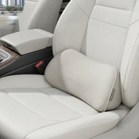 Car Lumbar Support Cushion Ergonomic Lumbar Support Cushion Back Pillow Contoured Back Pillow with Straps Comfortable