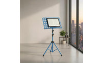 Folding Music Stand Metal Construction Folding Sheet Music Stand Phone Holder