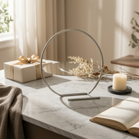Mirror Tray Stand unobstructedFrame Mirror Riser Easy to Clean