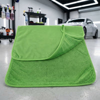 Twisted Loop Drying Towel, 40cm x 40cm Microfibre Towel for Car Washing, Tear-Resistant Microfiber Cloths with Reinforced Edges
