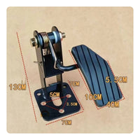 Accelerator Pedal Assembly with Cable Spring-Loaded Throttle Pedal Assembly with Cable Mechanical Heavy-Duty for Mechanics