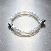 Transparent Flexible Hose with Metal Fittings Resistant to Flexible Hose Tube Tubing Long-Lasting for Mechanics