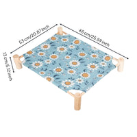 Raised Dog Bed Reversible Raised Cooling Pet Cot Breathable Cooling Pet Cot for Summer
