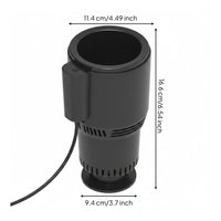Heats and Cools 12V Beverage Temperature Controller LED Digital Display Car Heating Cooling Cup Universal Fit Smart Car Cup Holder for Commuters, Daily Commute