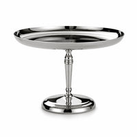Pedestal Cake Stand Stainless Steel Cake Stand with Pedestal Mirror-Polished Silver for Hosts, Afternoon Tea, Parties
