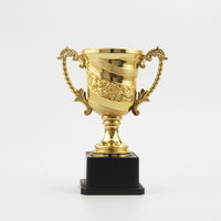 Gold Trophy Award Cup Lightweight Trophy Award Cup Shimmering Contemporary for Students, Competitions, School Events