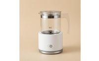 Automatic Milk Frother Two Whisk Automatic Foam Maker Kitchen Appliance Side Handle