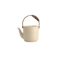 Ceramic Tea Set with Large Teapot, Portable Handle
