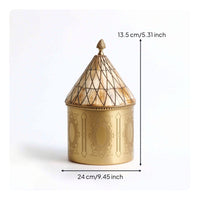 Brass Box with Lid Decorative Brass Engraved for Decorators