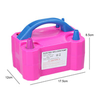 Heat Dissipation Double Nozzle Balloon Pump 600W Electric Balloon Pump Automatic Mode for Event Decoration