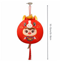 Fortunate Gift Chinese Astrological Horse Mascot Cute Design Chinese New Year Horse Stuffed Animal