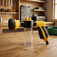 Garden Hose Attachment for Car Wash and Vehicle Detailing, High Pressure Hose Nozzle with Adjustable Foam, Quick Release Hose Spray, 100ml Pack