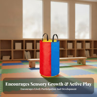 Tall Cylindrical Hopping Sack Training Use Oxford Cloth Sack for Jumping Practice
